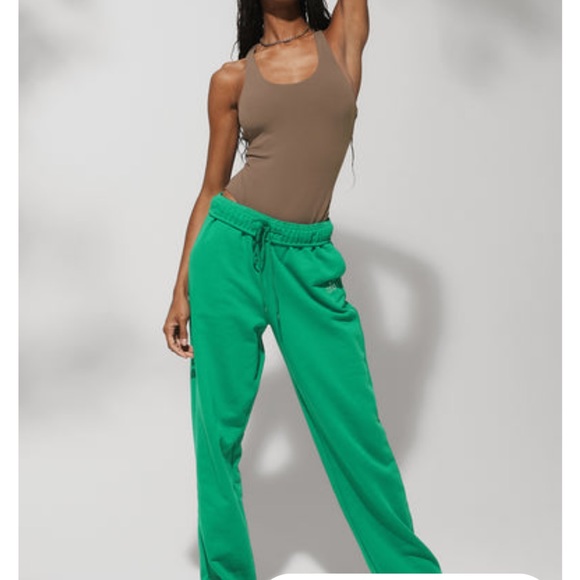 ALO yoga sleek back bodysuit. Hot cocoa. Size Medium. - Picture 4 of 6